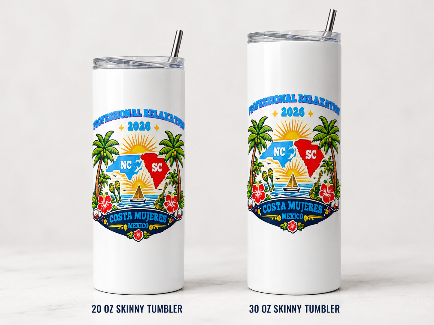 Professional Relaxation 2026 Skinny Tumbler
