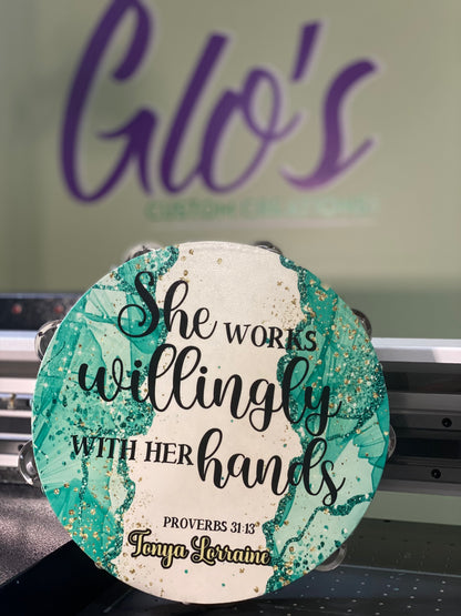 Personalized Praise & Worship Tambourines