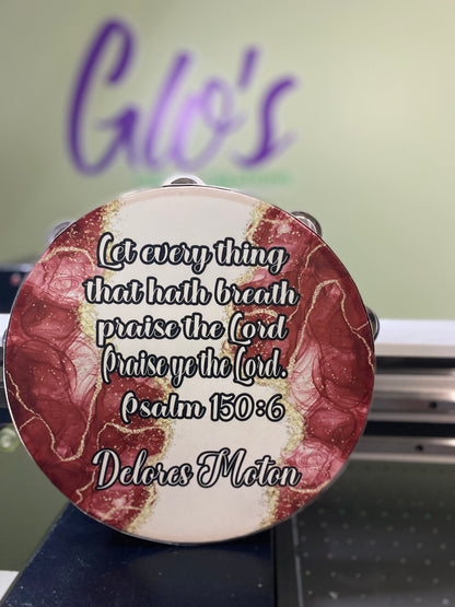 Personalized Praise & Worship Tambourines